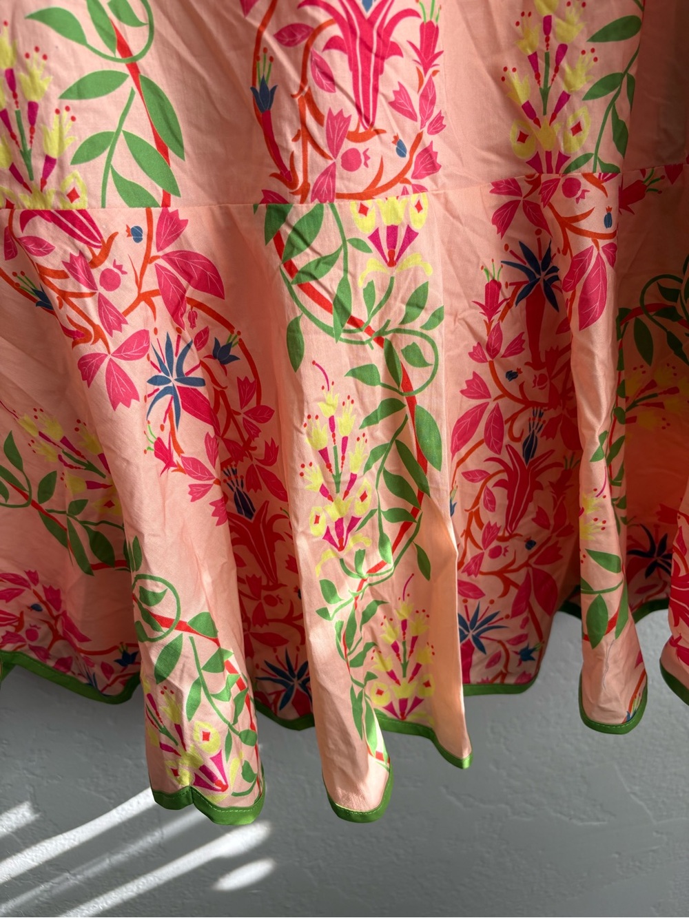 ❤️NEW entro Pink Floral Scallop-Trim Dress - Picture 6 of 12